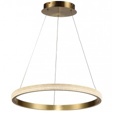 Φωτιστικό Κρεμαστό Φ60 LED 26W 2028lm 230V CCT σε Χρυσαφί CORINA